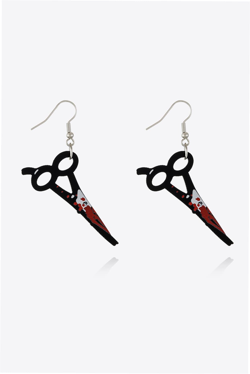 Spooky Drip Earrings with Bloody Design