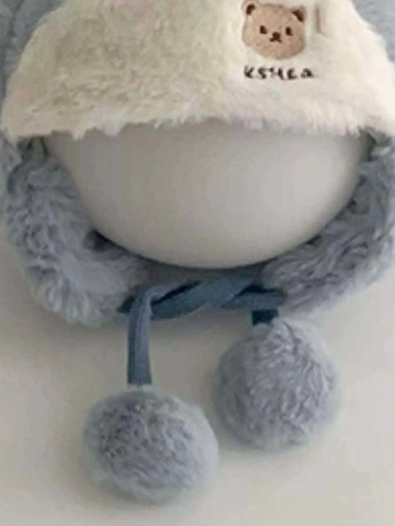 Children's Bear Ear Fluffy Hat Simply Love