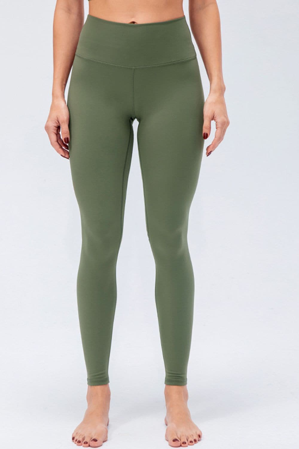 Wide Waistband Slim Fit Active Leggings.