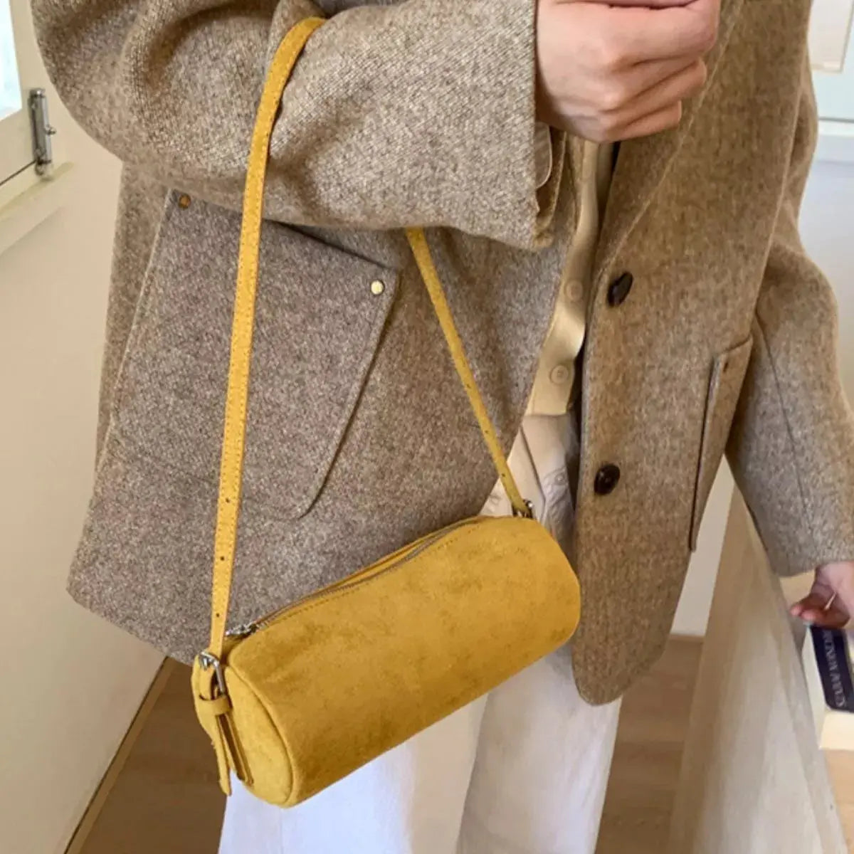 Retro Cylinder Shoulder Bag Simply Love