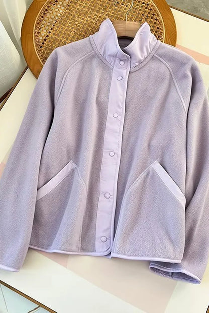 Double Take: Contrast Fleece Jacket
