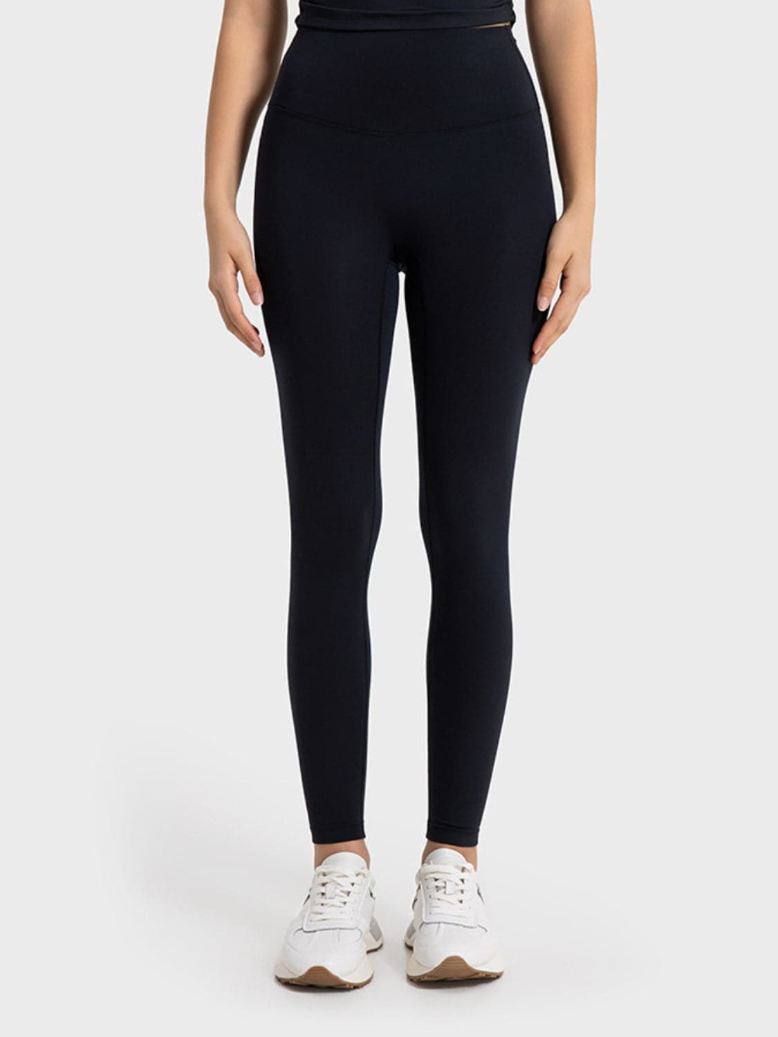 Wide Waistband Sports Leggings.