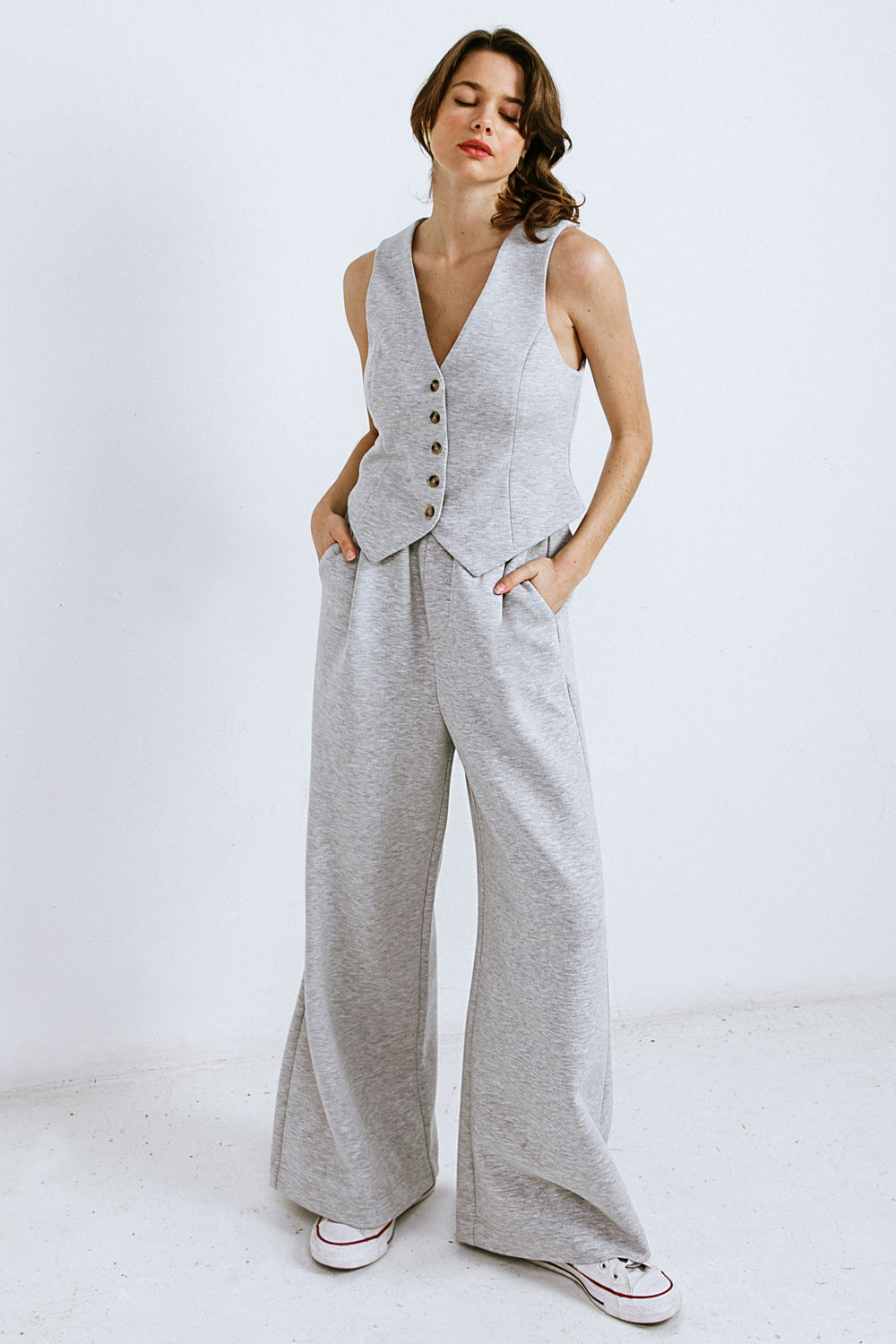 CALL MY LOVELY PONTI VEST Flying Tomato