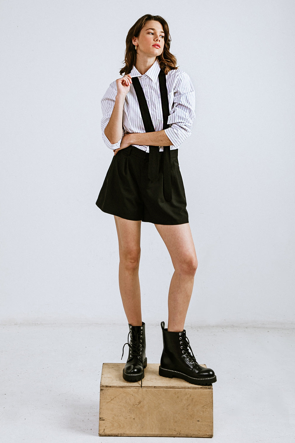 DESTINED TO IMPRESS WOVEN ROMPER Flying Tomato