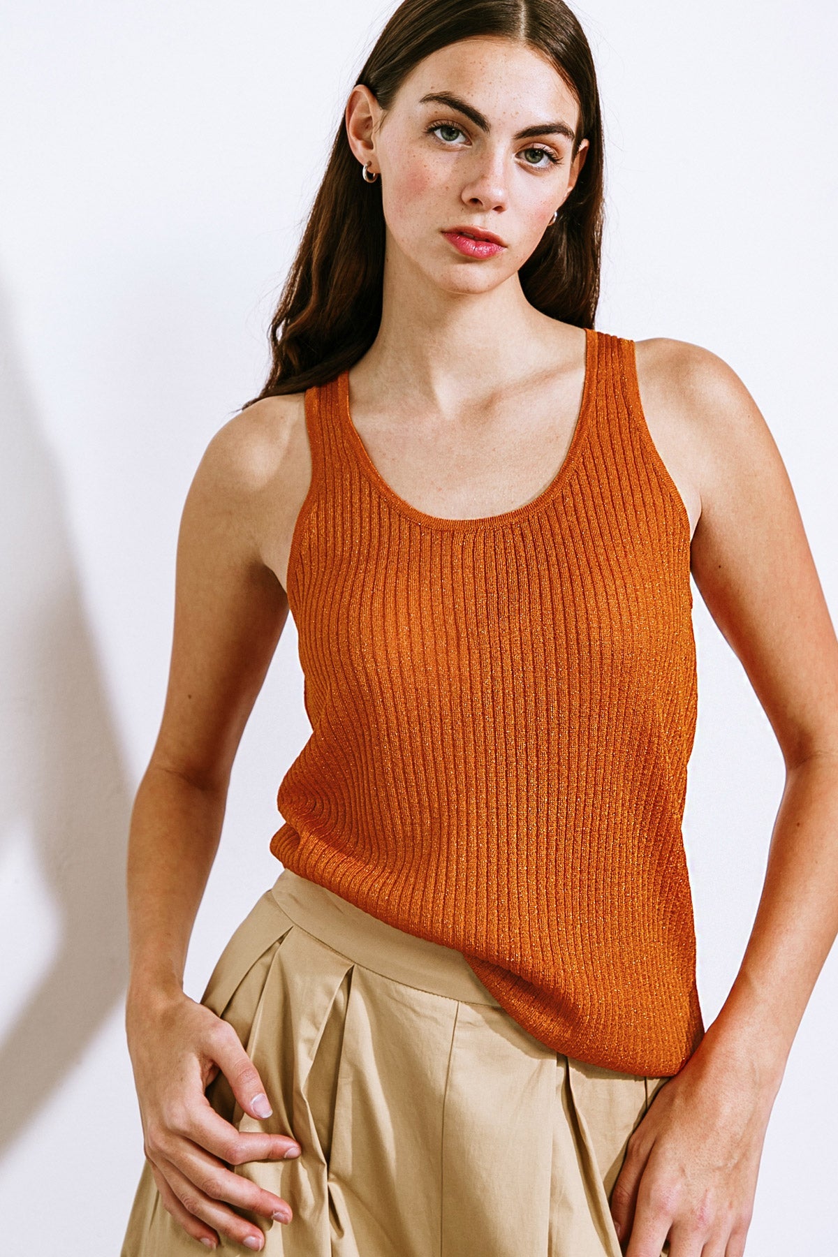 BLISSFUL LOVE WOVEN TANK TOP