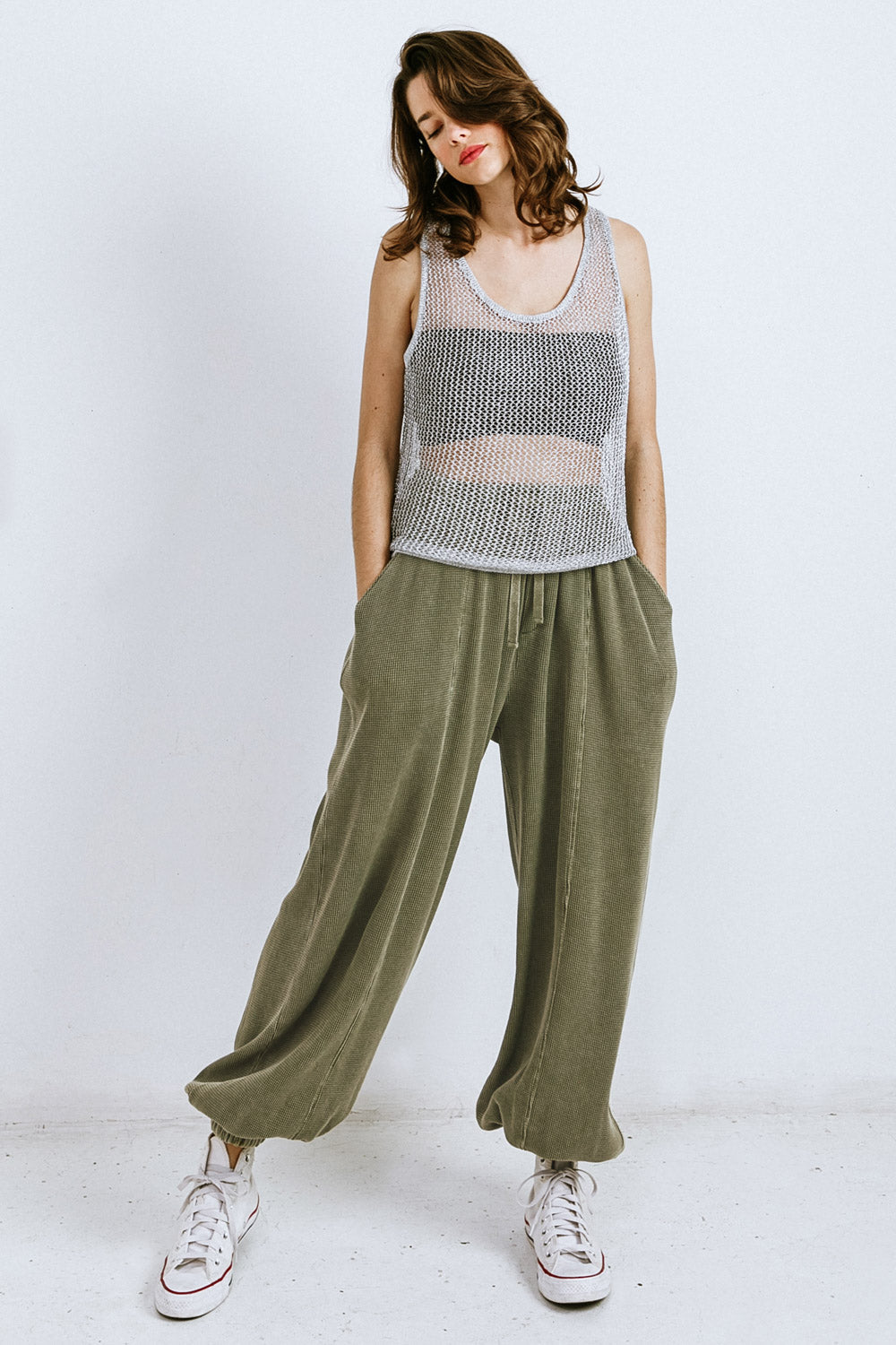 LOST IN THE WAVES WOVEN TANK TOP Flying Tomato