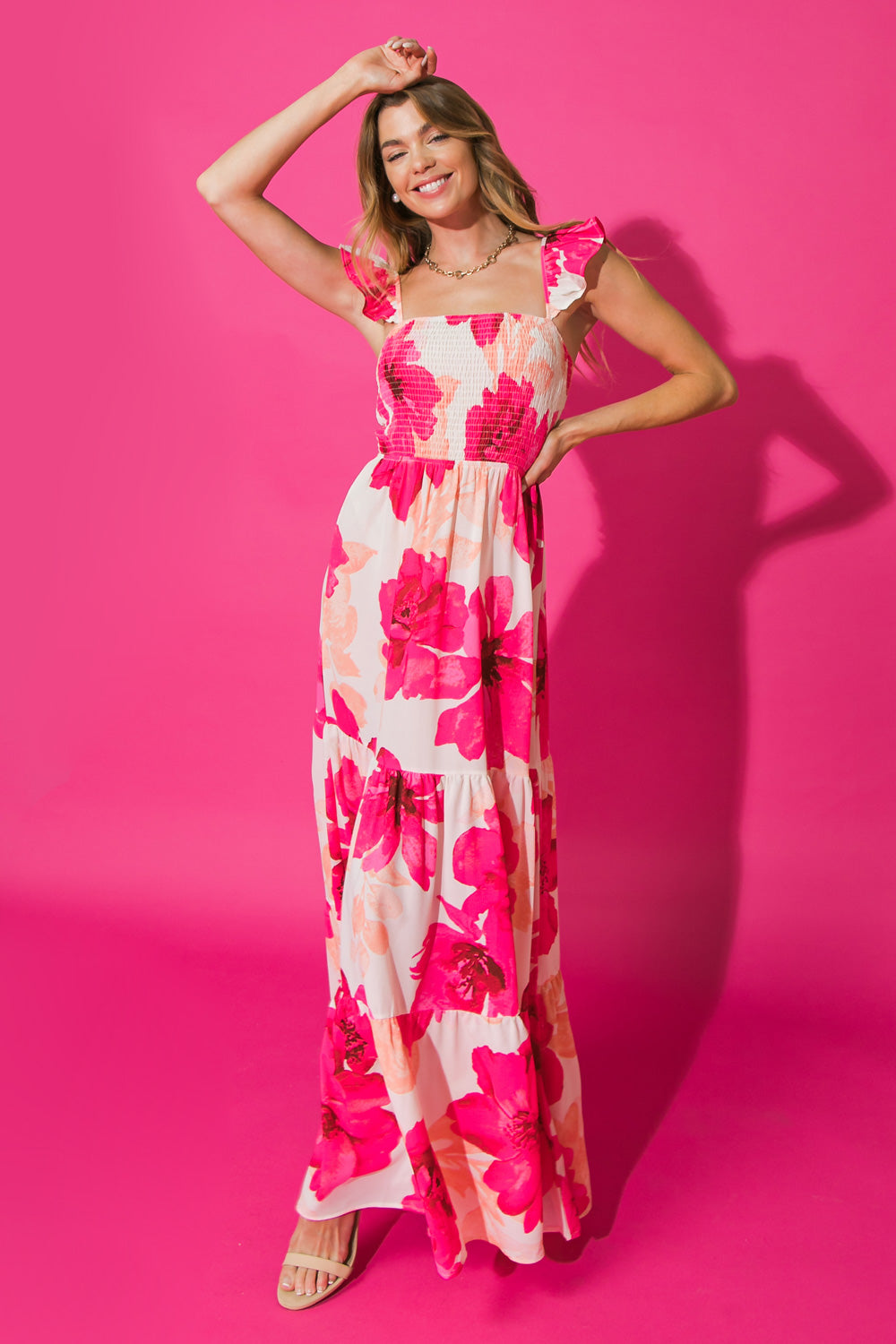 FEEL LIKE MOVING MAXI DRESS Flying Tomato