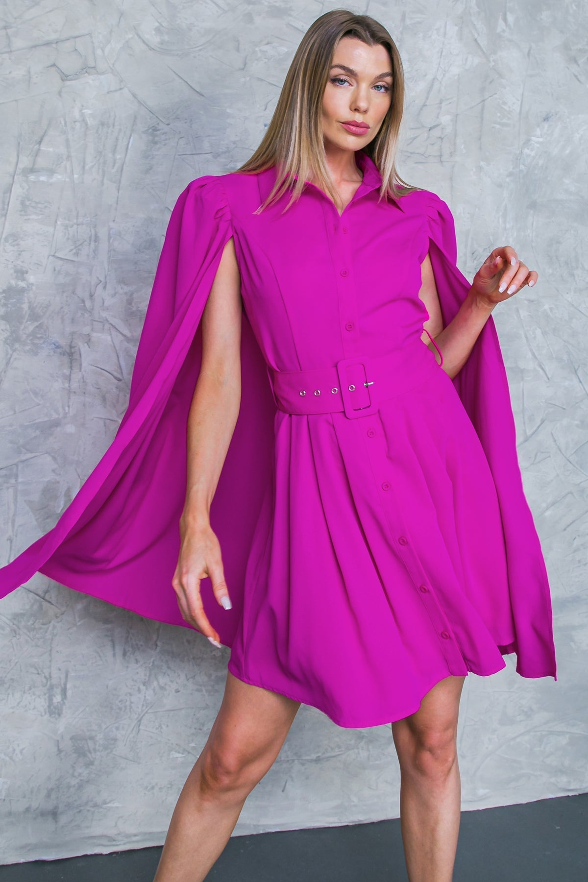 MY SECRET STYLE WOVEN MINI DRESS Flying Tomato