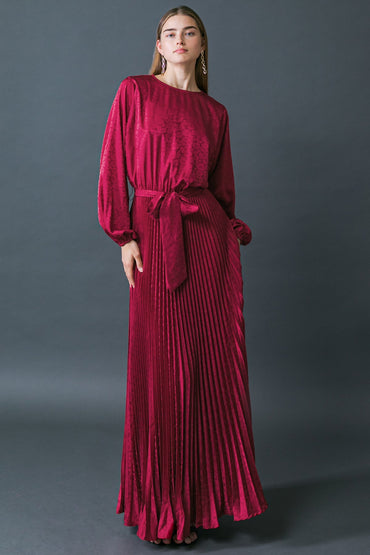 WON'T CHANGE MY HEART WOVEN MAXI DRESS