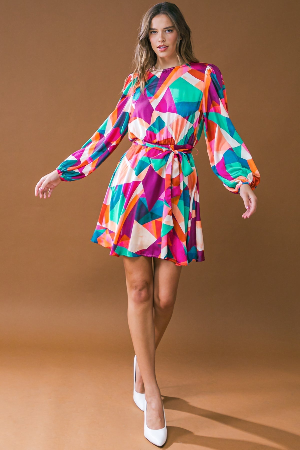 EXCITED FOR THIS WOVEN MINI DRESS Flying Tomato