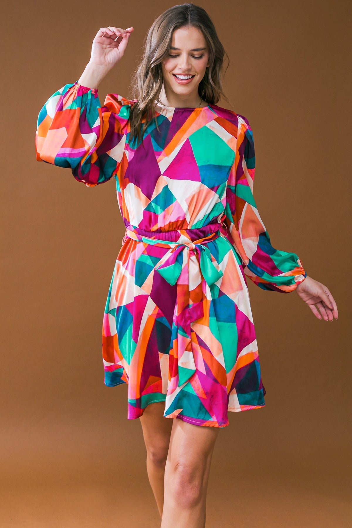 EXCITED FOR THIS WOVEN MINI DRESS Flying Tomato