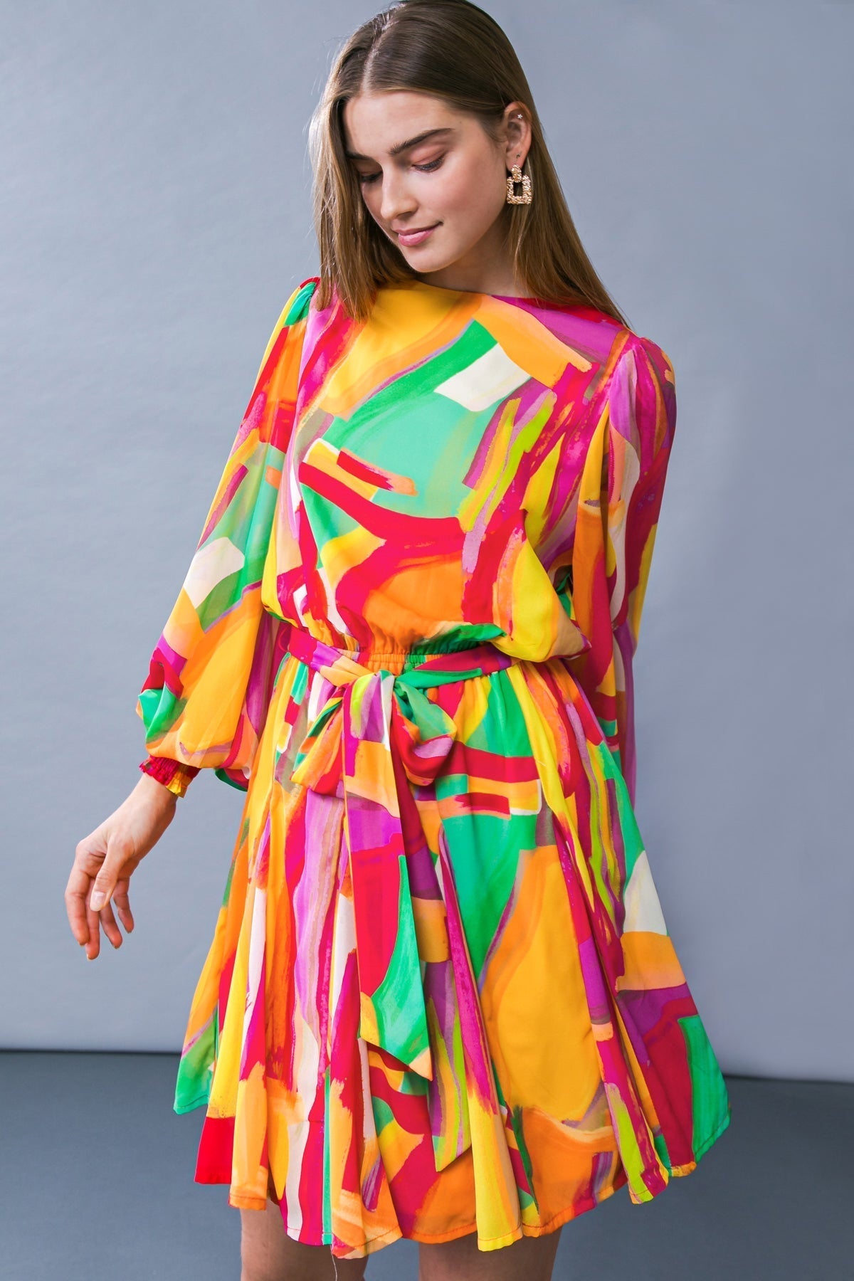 TRULY ADORABLE WOVEN MIDI DRESS Flying Tomato