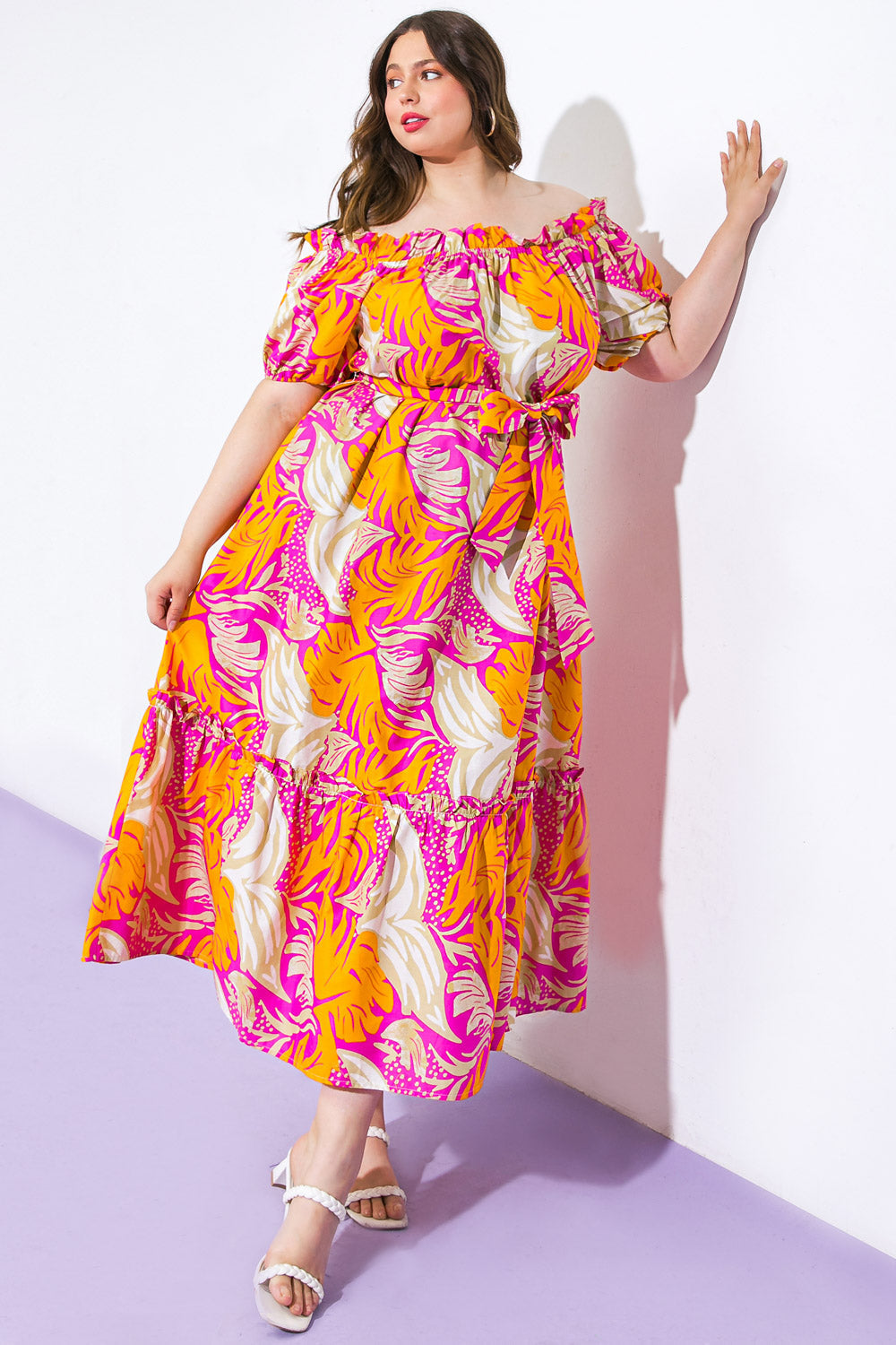 SCENIC OUTINGS WOVEN MINI DRESS Flying Tomato