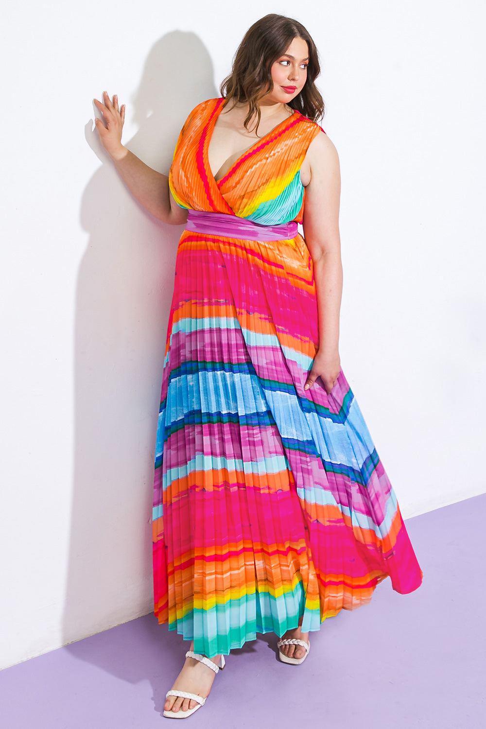 SHORE VACAYS WOVEN MAXI DRESSS