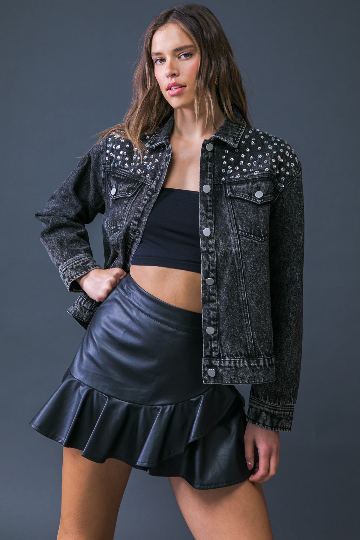 BE TRUE TO YOU DENIM JACKET Flying Tomato