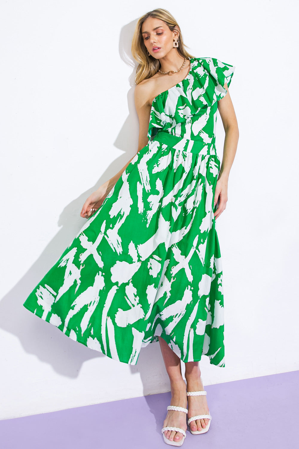 HAPPY TO BE HERE WOVEN SKIRT Flying Tomato