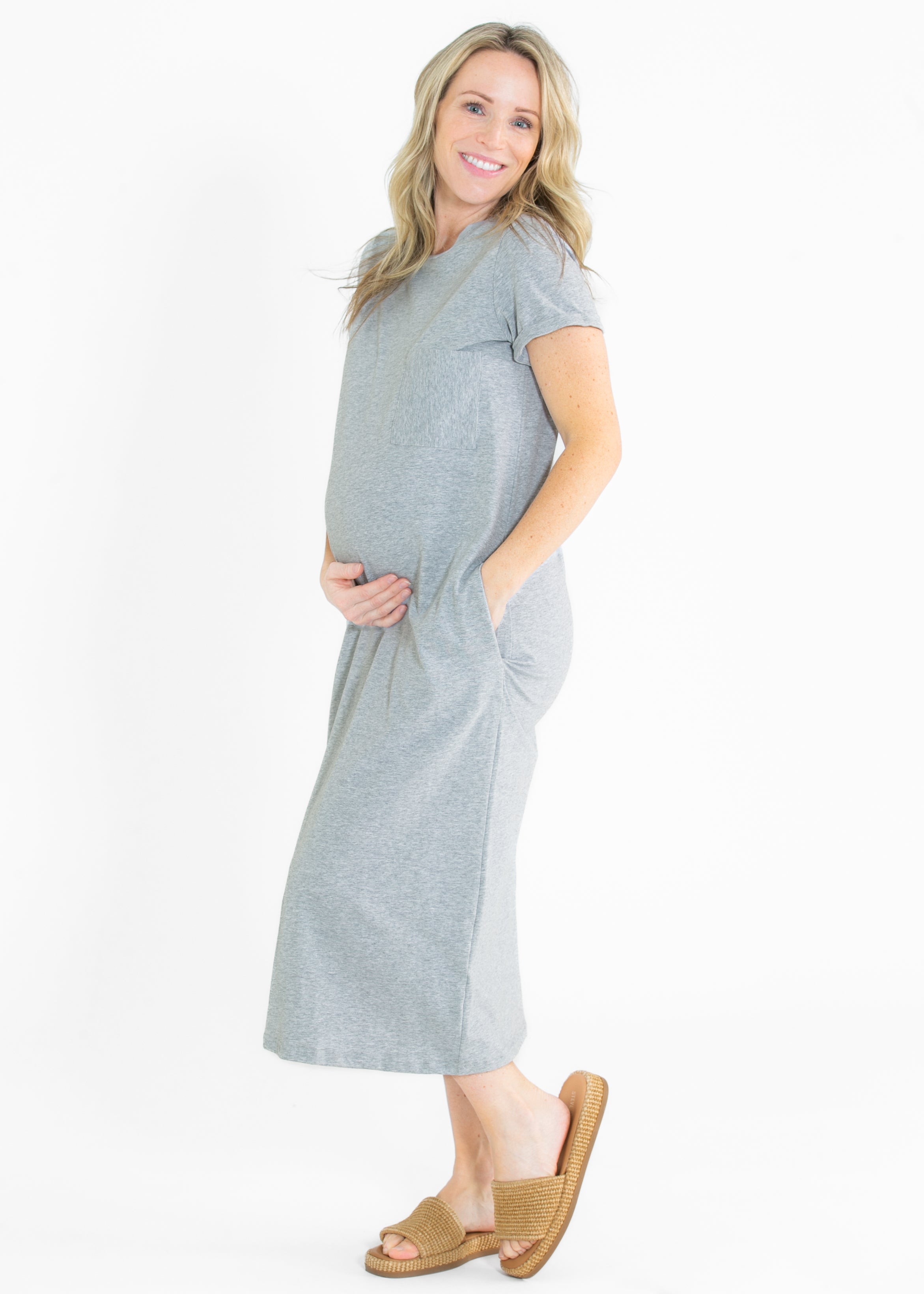 Finley T-shirt Midi Dress Inherit Co.