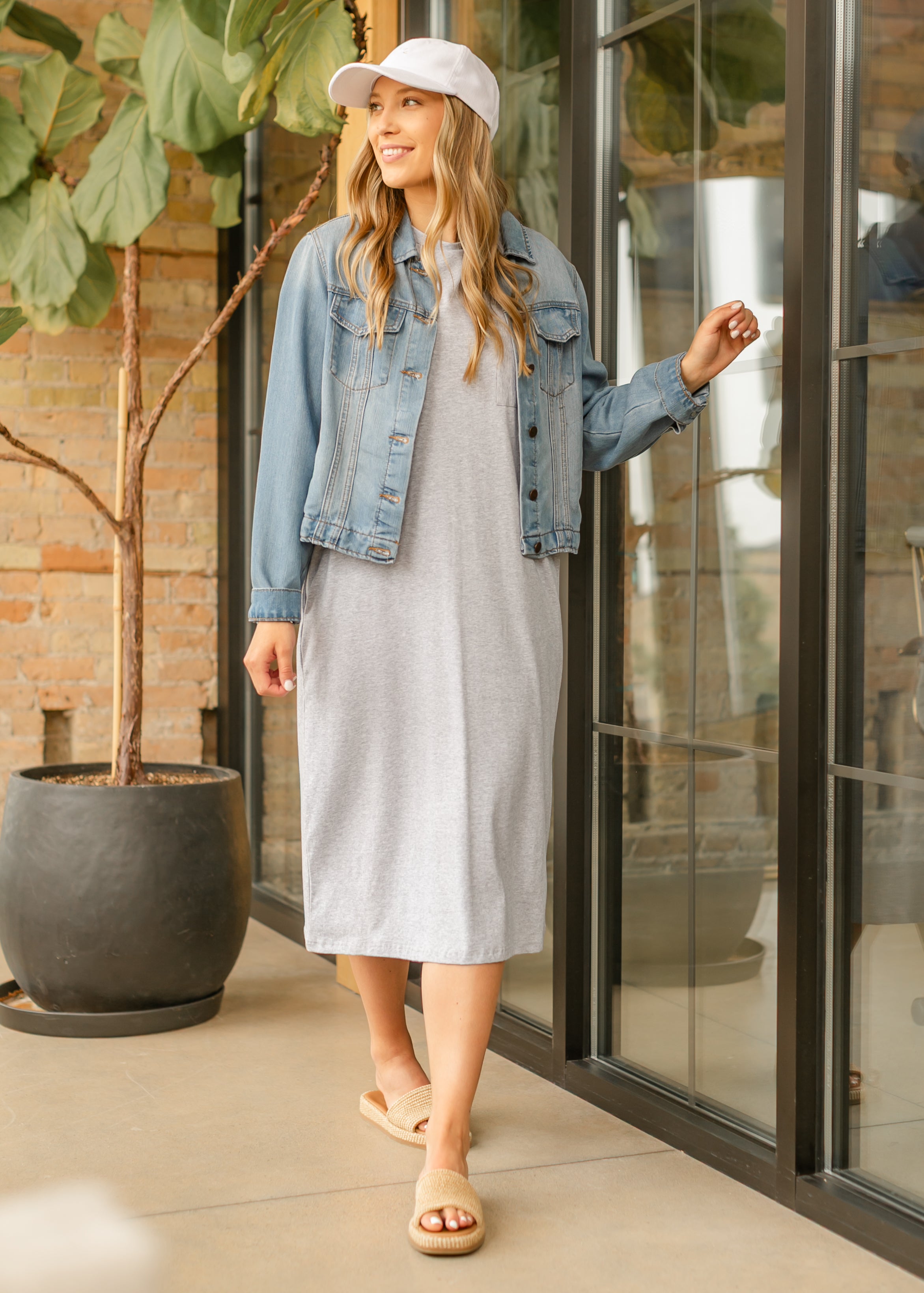 Finley T-shirt Midi Dress Inherit Co.