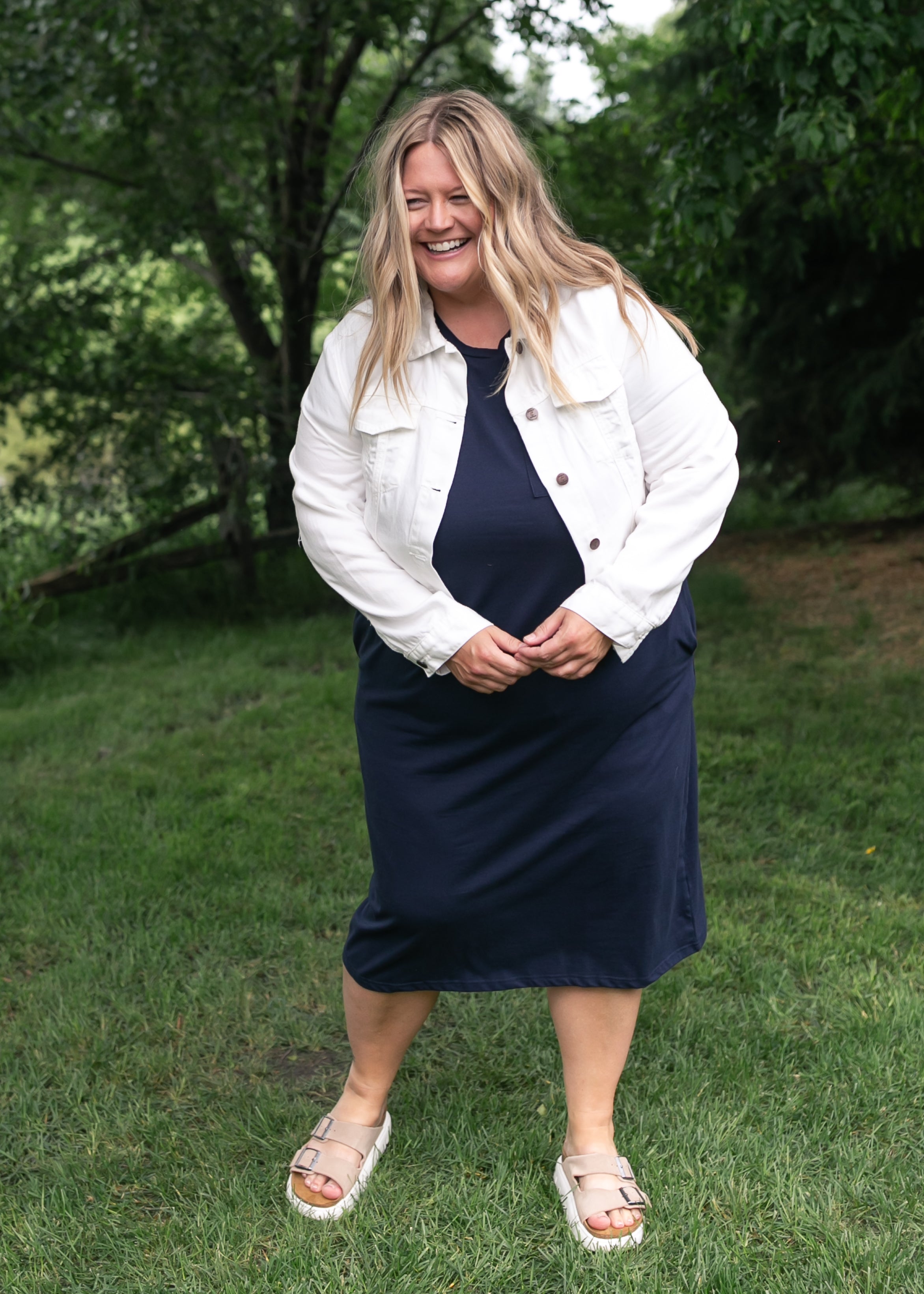 Finley T-shirt Midi Dress Inherit Co.