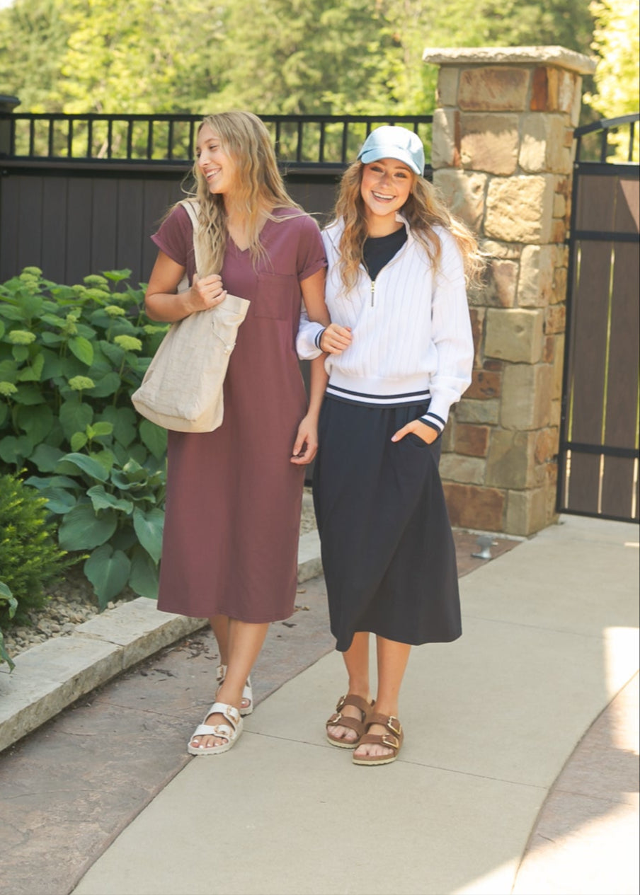 Finley T-shirt Midi Dress Inherit Co.