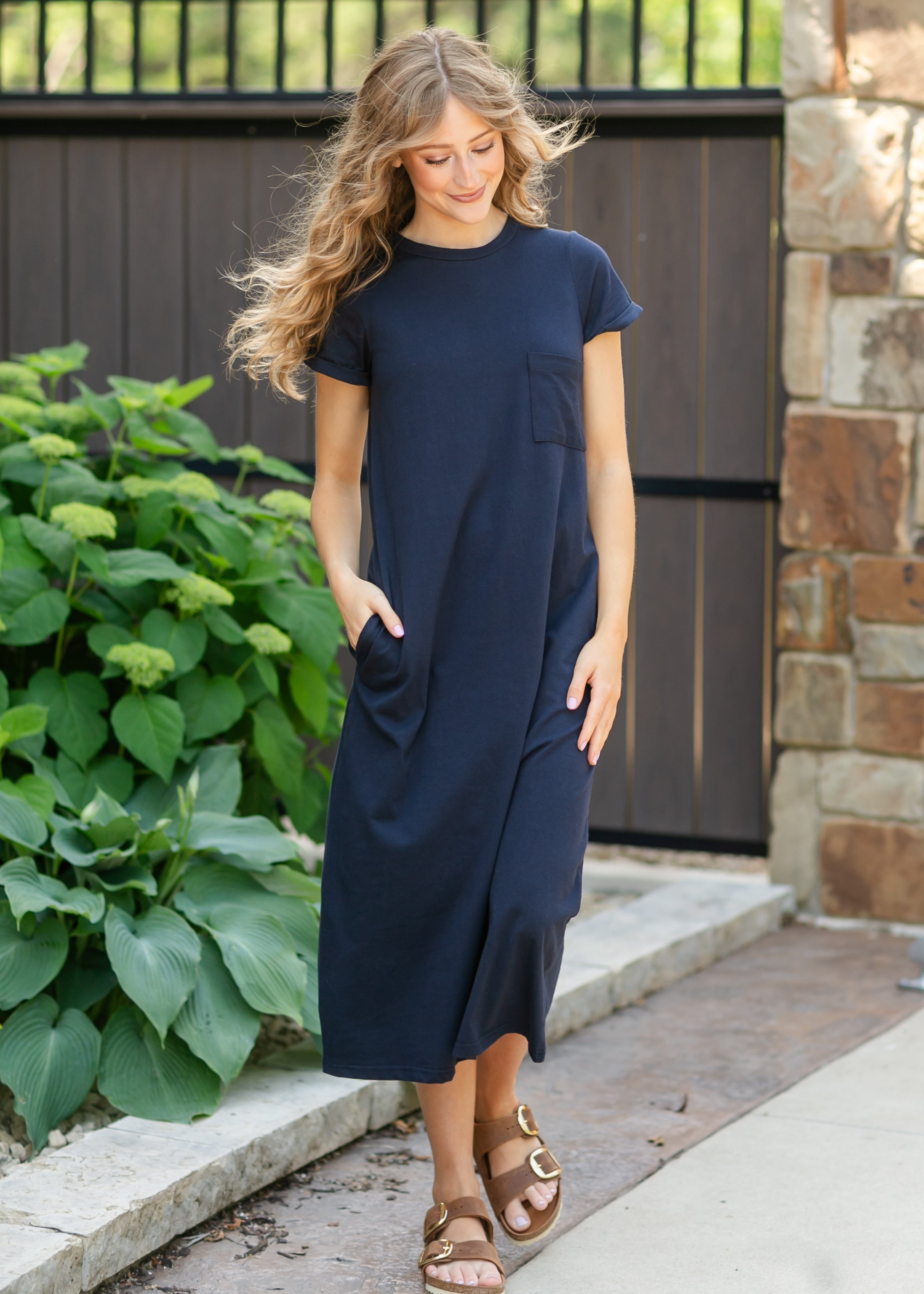 Finley T-shirt Midi Dress Inherit Co.
