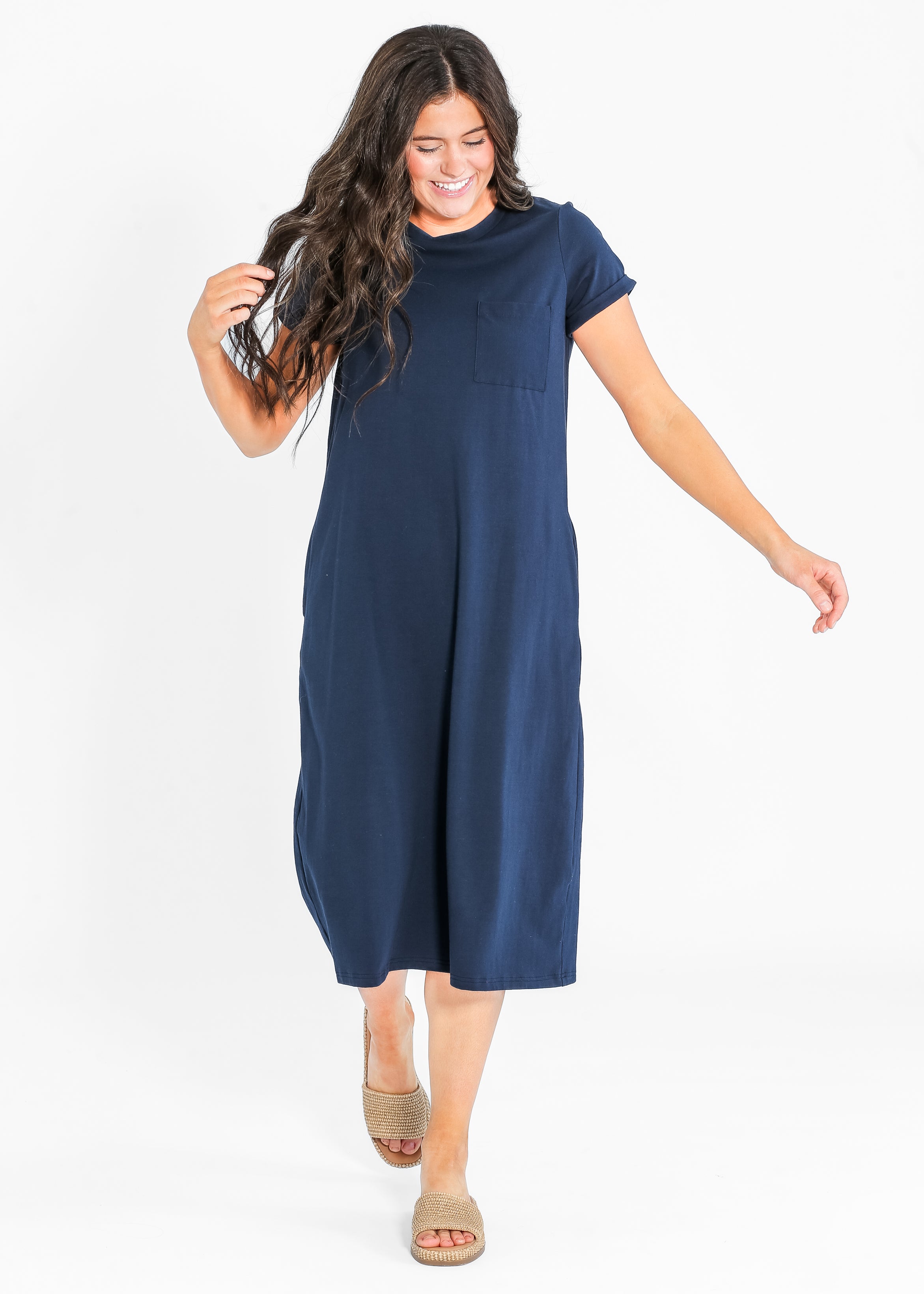 Finley T-shirt Midi Dress Inherit Co.