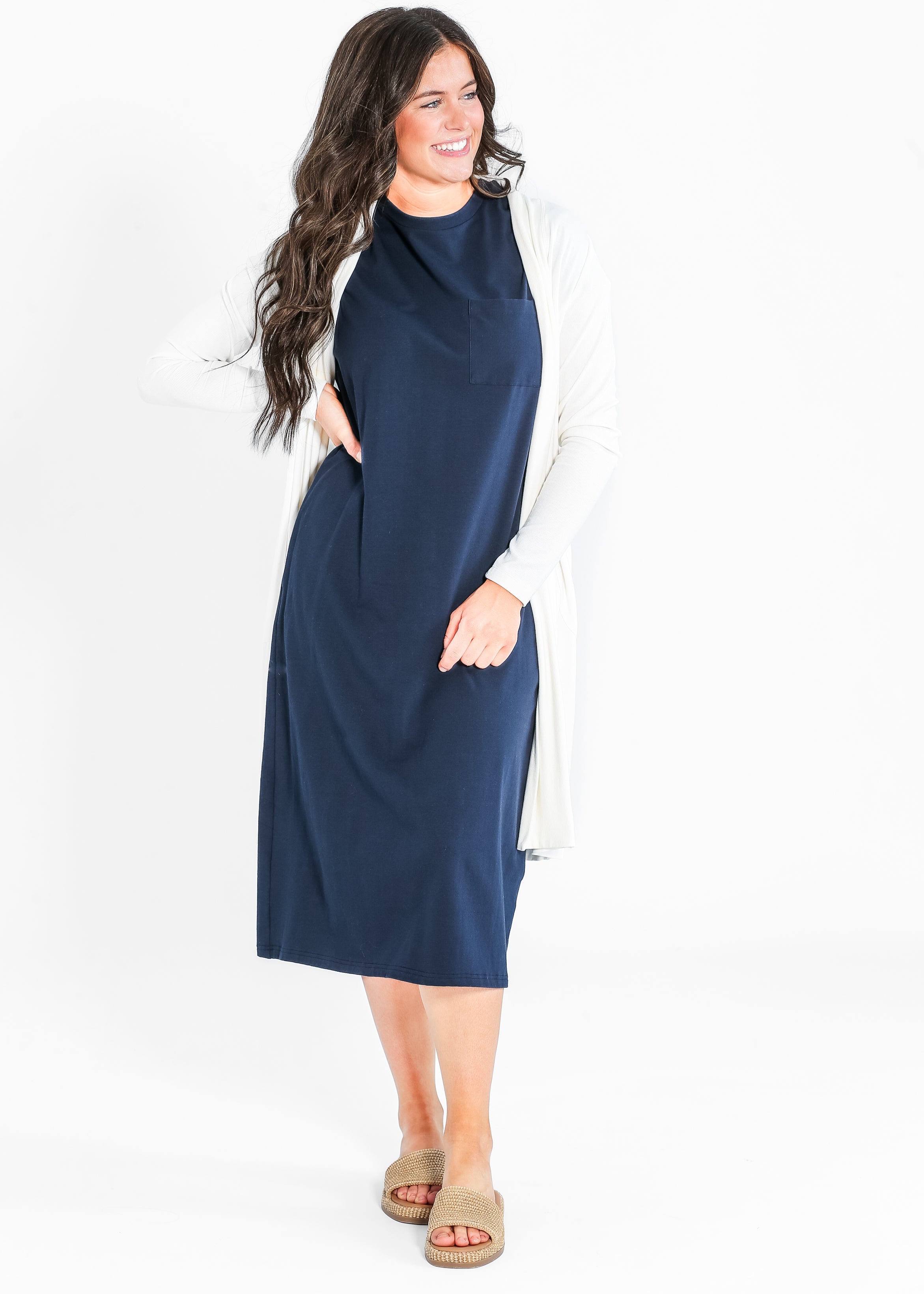 Finley T-shirt Midi Dress Inherit Co.