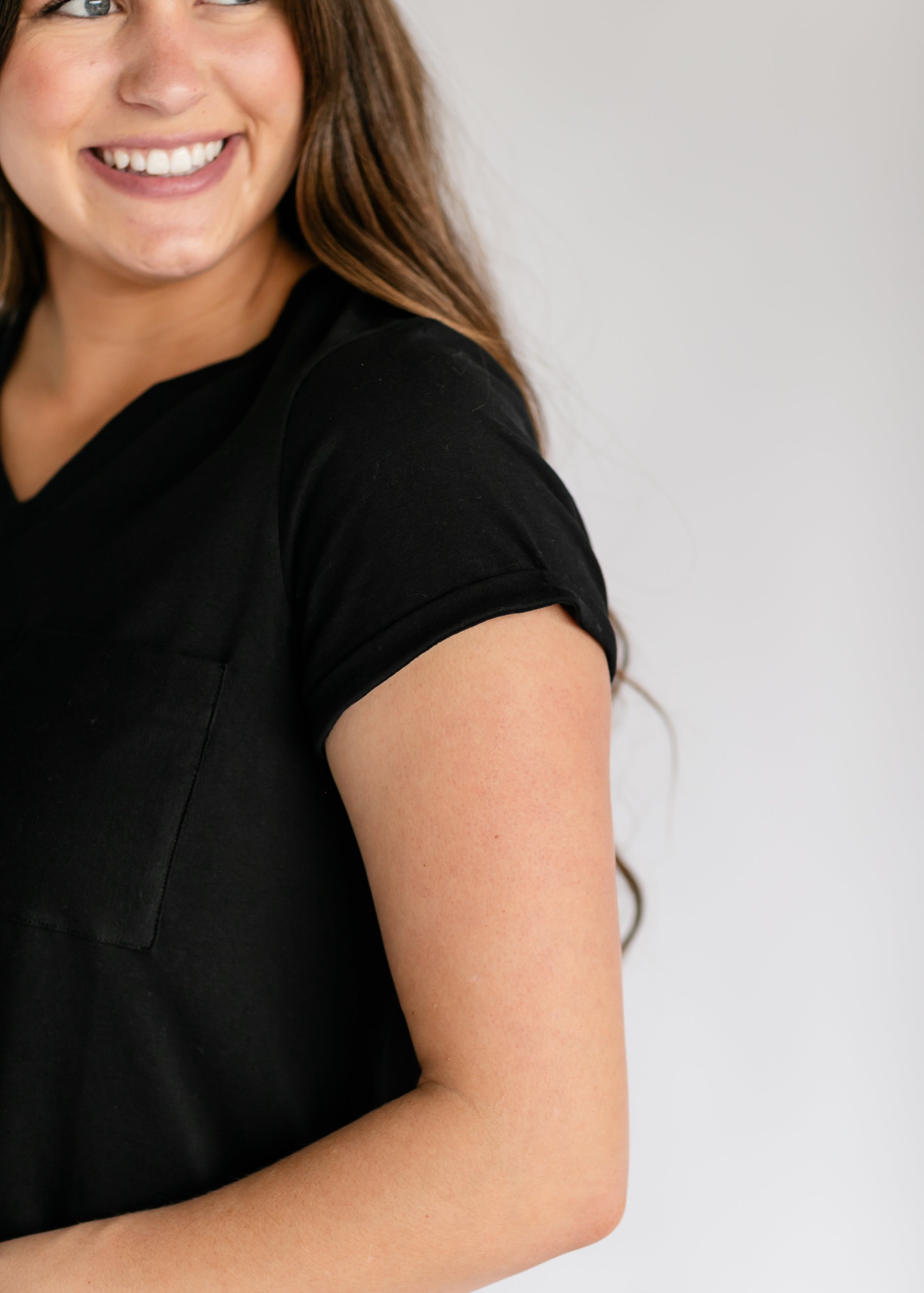 Finley V-neck T-shirt Dress Inherit Co.