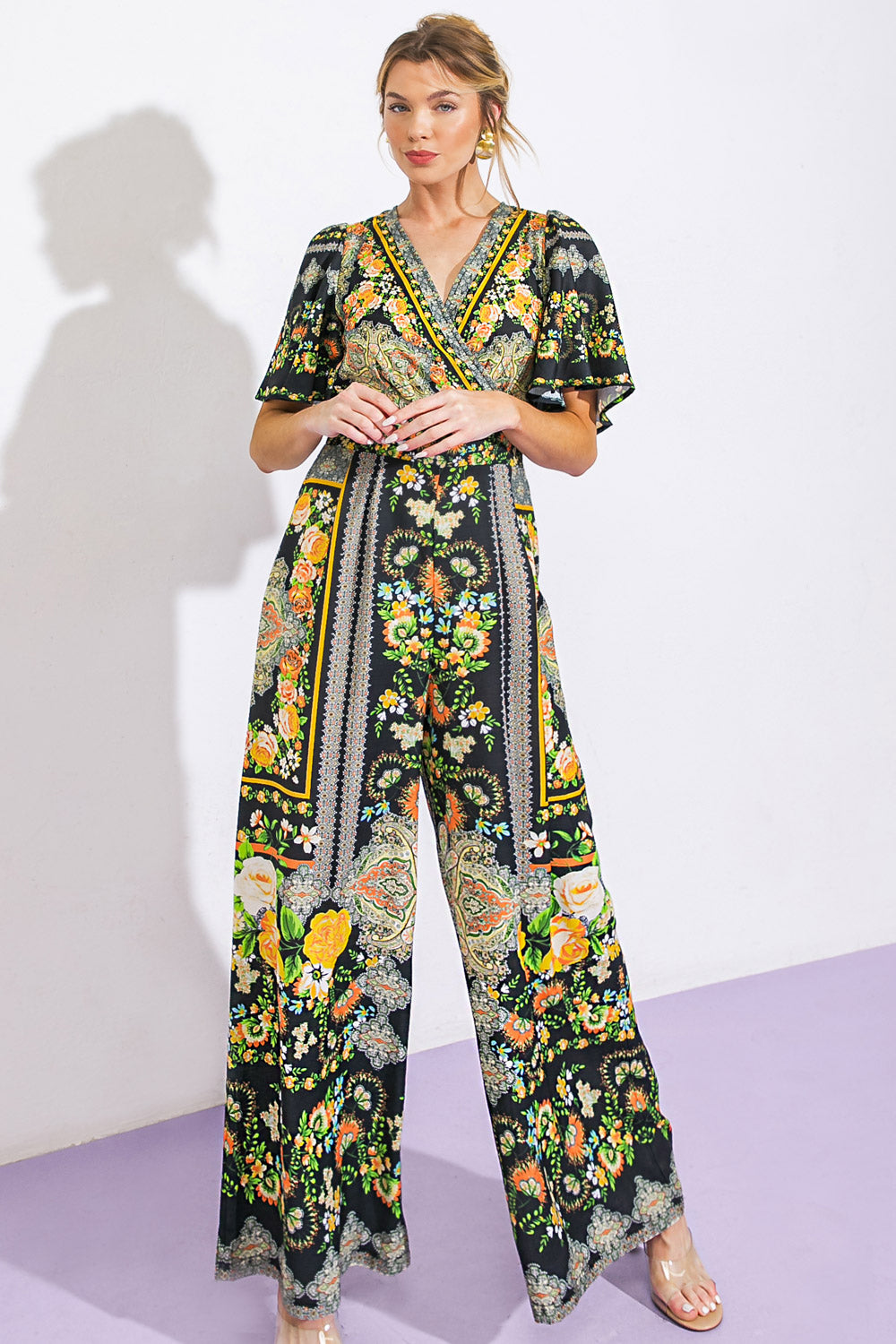 COASTAL BREEZE WOVEN JUMPSUIT Flying Tomato