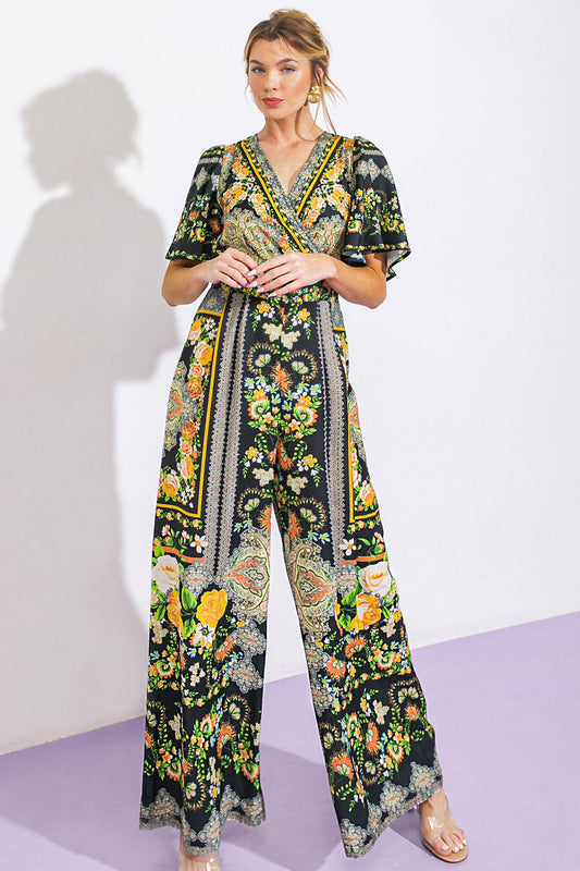COASTAL BREEZE WOVEN JUMPSUIT Flying Tomato