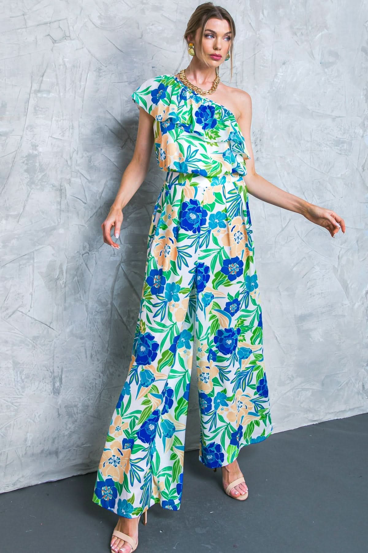 FLORAL IN THE WORLD WOVEN PANTS