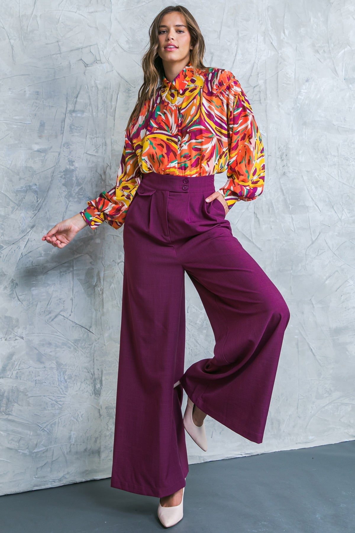 DELICATE FEELINGS WOVEN PANTS Flying Tomato