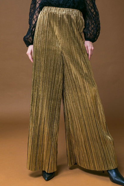 Woven Wide-Leg Comfort Pants