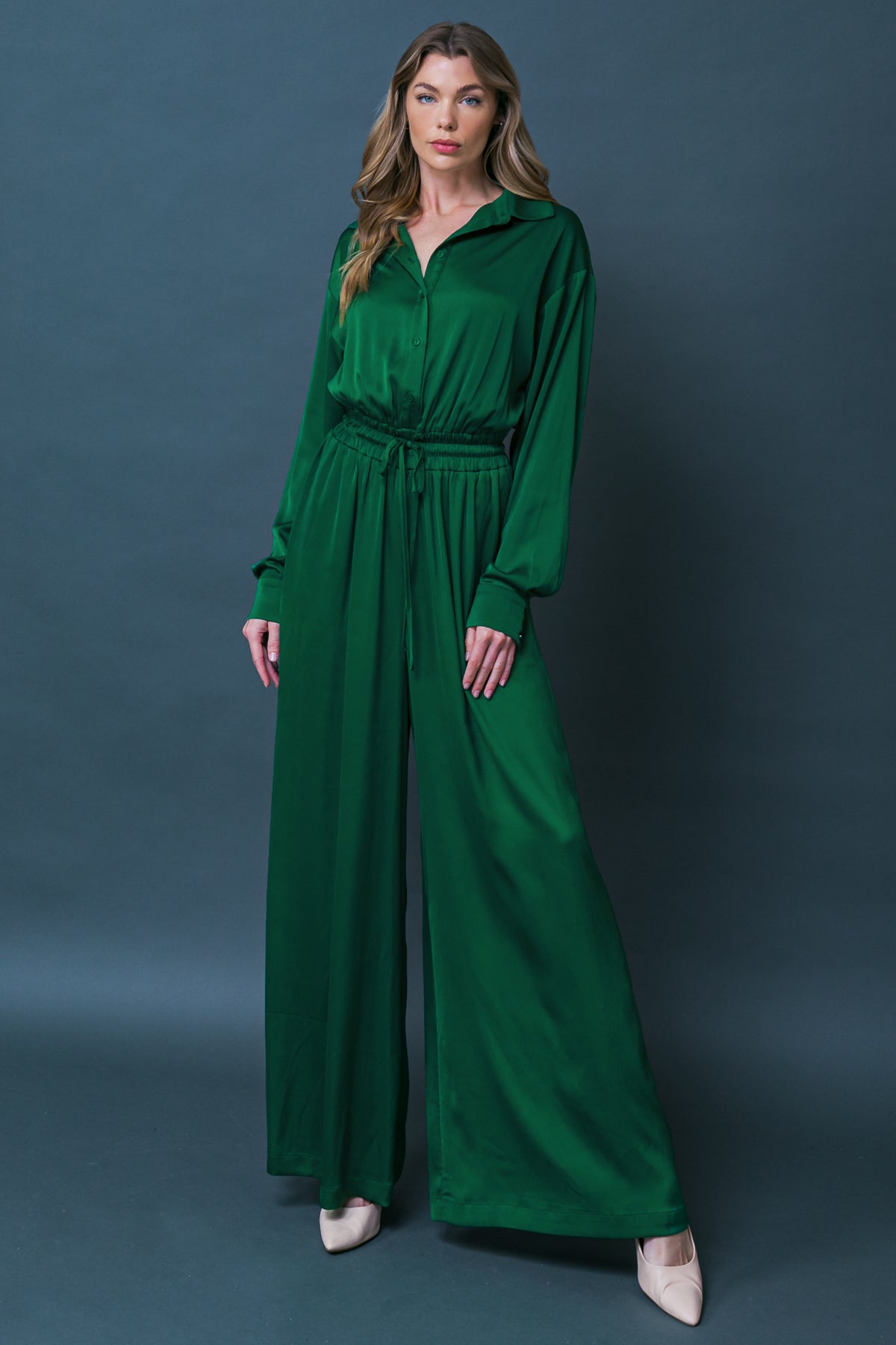 SHE'S IRRESISTIBLE WOVEN JUMPSUIT Flying Tomato