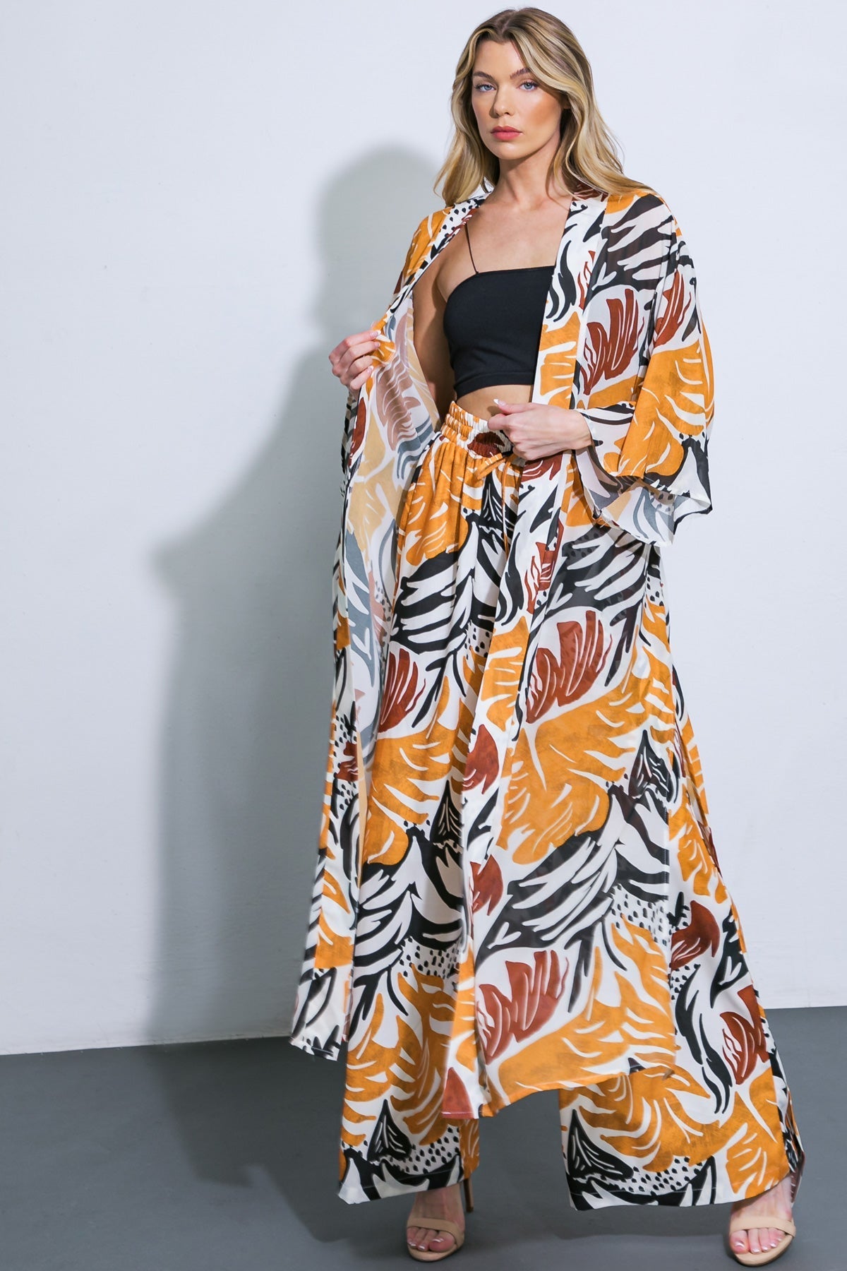 WHERE THE WIND WOVEN MIDI PANTS Flying Tomato