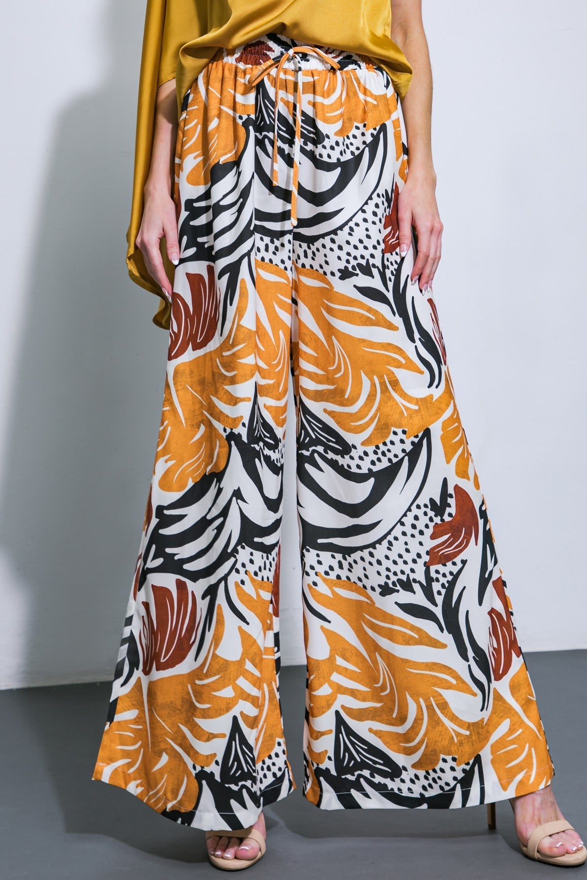 WHERE THE WIND WOVEN MIDI PANTS Flying Tomato