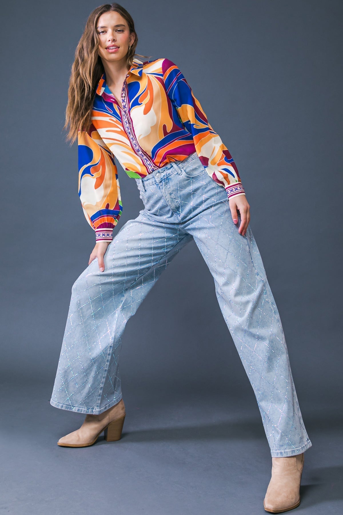 HUMMING BIRD WISHES WOVEN TOP Flying Tomato