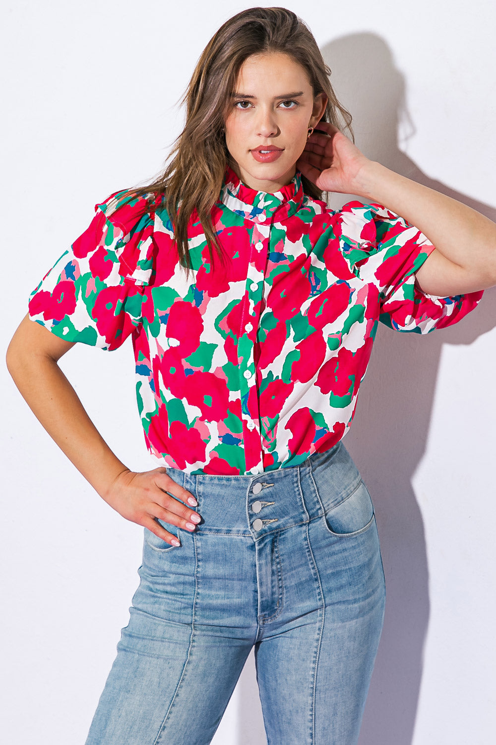 I CAN WAIT FOREVER WOVEN TOP Flying Tomato