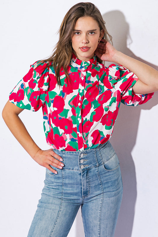 I CAN WAIT FOREVER WOVEN TOP Flying Tomato