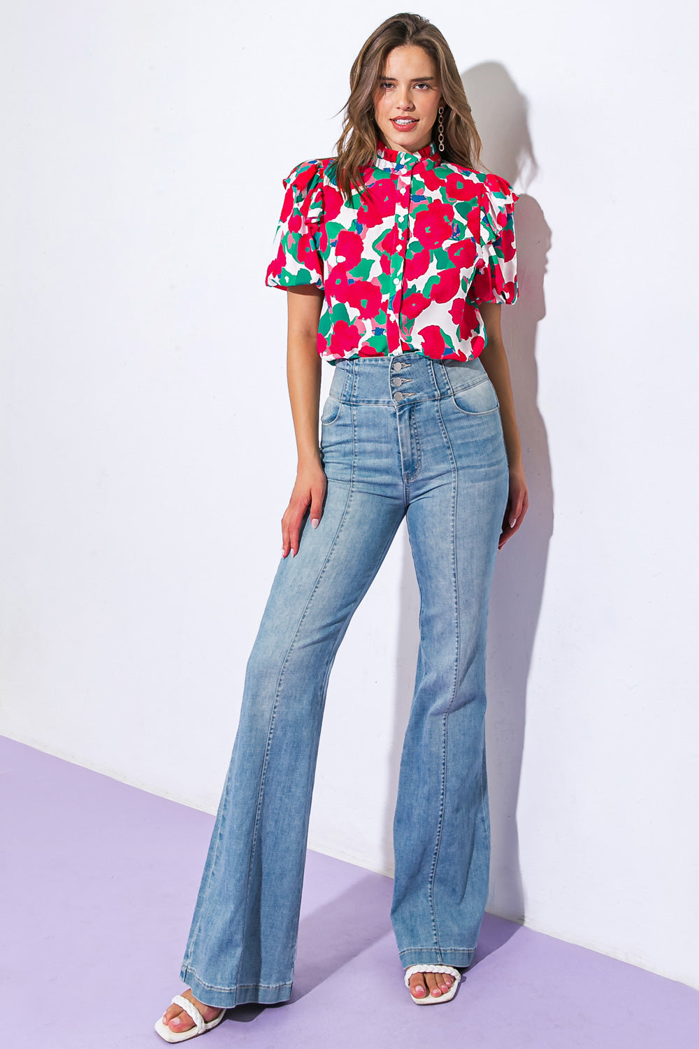 I CAN WAIT FOREVER WOVEN TOP Flying Tomato