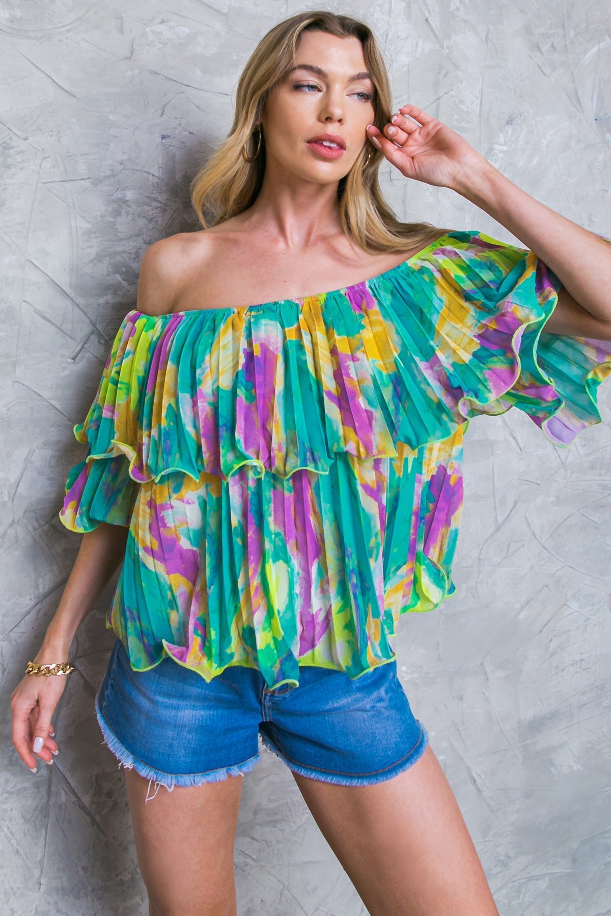 MAGNOLIA SANTA CATERINA WOVEN TOP Flying Tomato