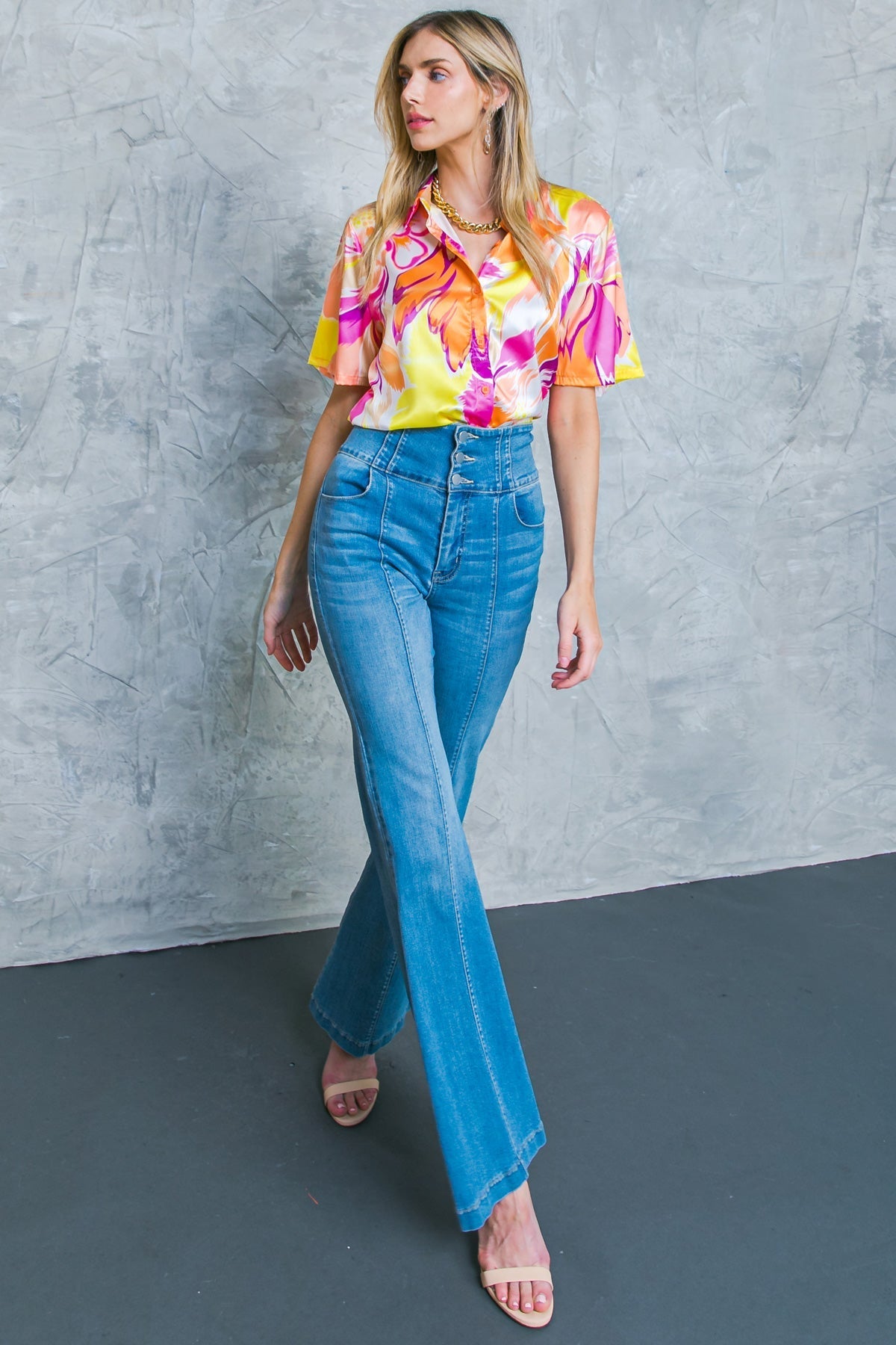 HELLO AROHA WOVEN TOP Flying Tomato