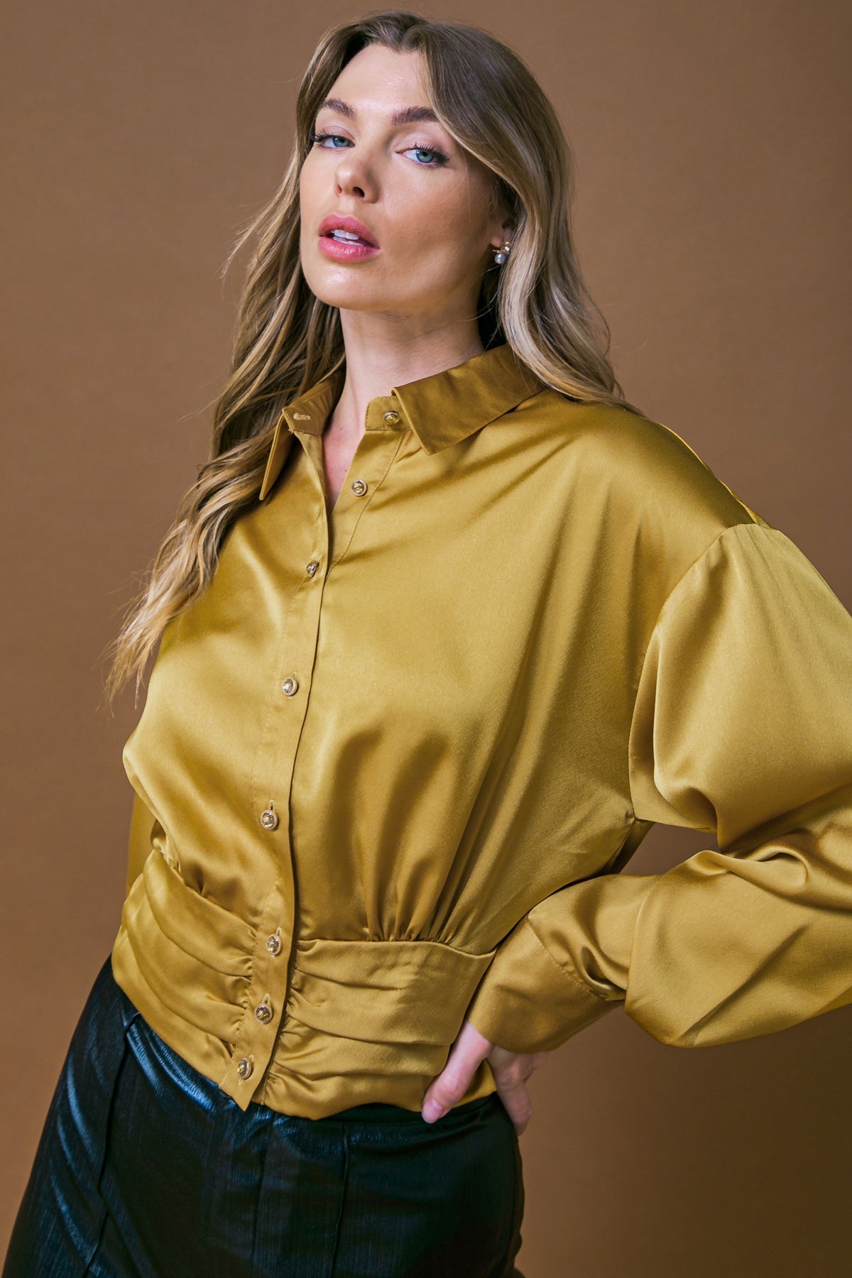 ROMANTIC MOVES WOVEN TOP Flying Tomato