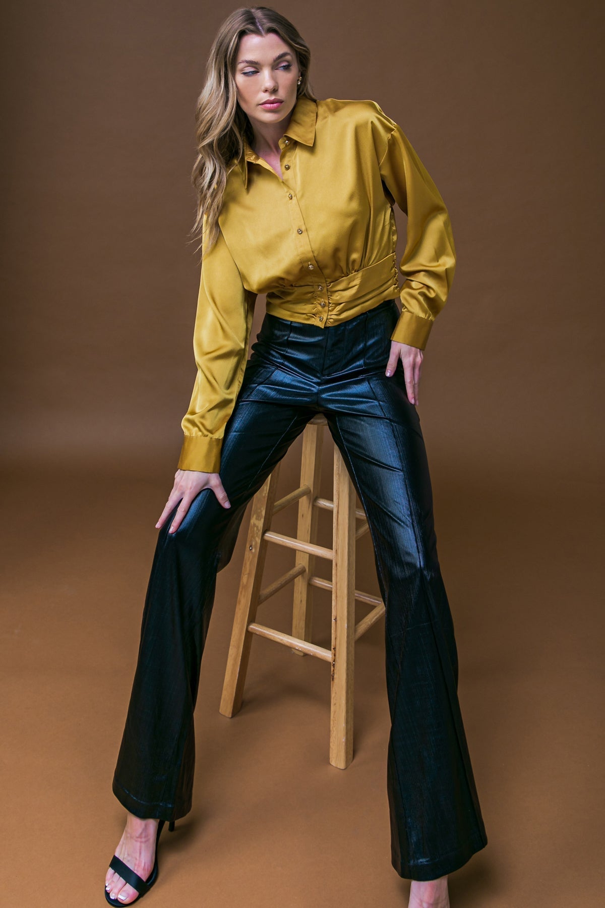 ROMANTIC MOVES WOVEN TOP Flying Tomato