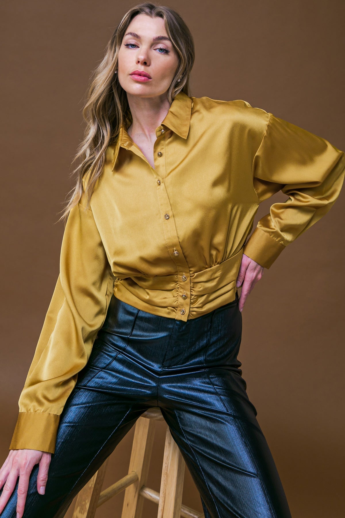 ROMANTIC MOVES WOVEN TOP Flying Tomato