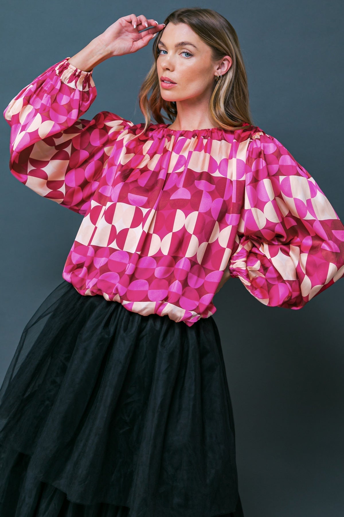 SAVOR THE SWEETNESS WOVEN TOP Flying Tomato