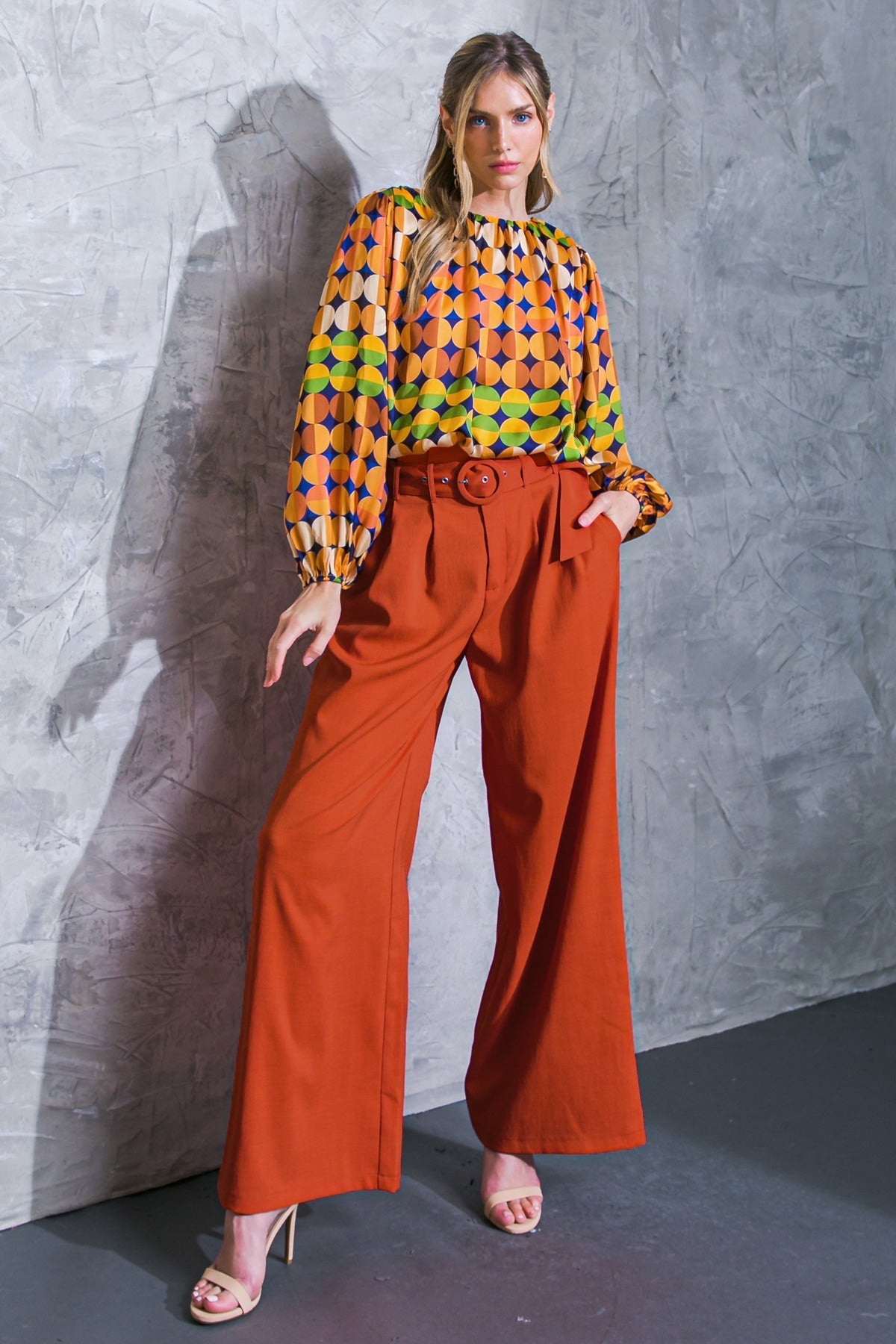 SAVOR THE SWEETNESS WOVEN TOP Flying Tomato