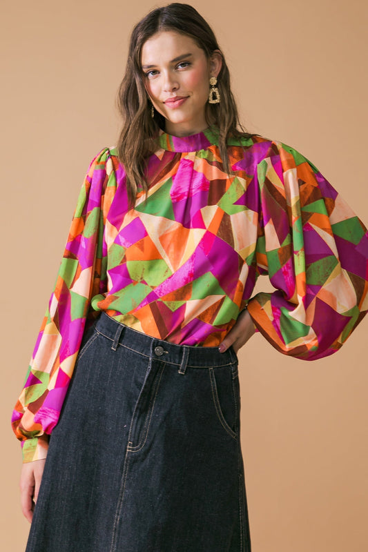 LOOKING AHEAD WOVEN TOP Flying Tomato