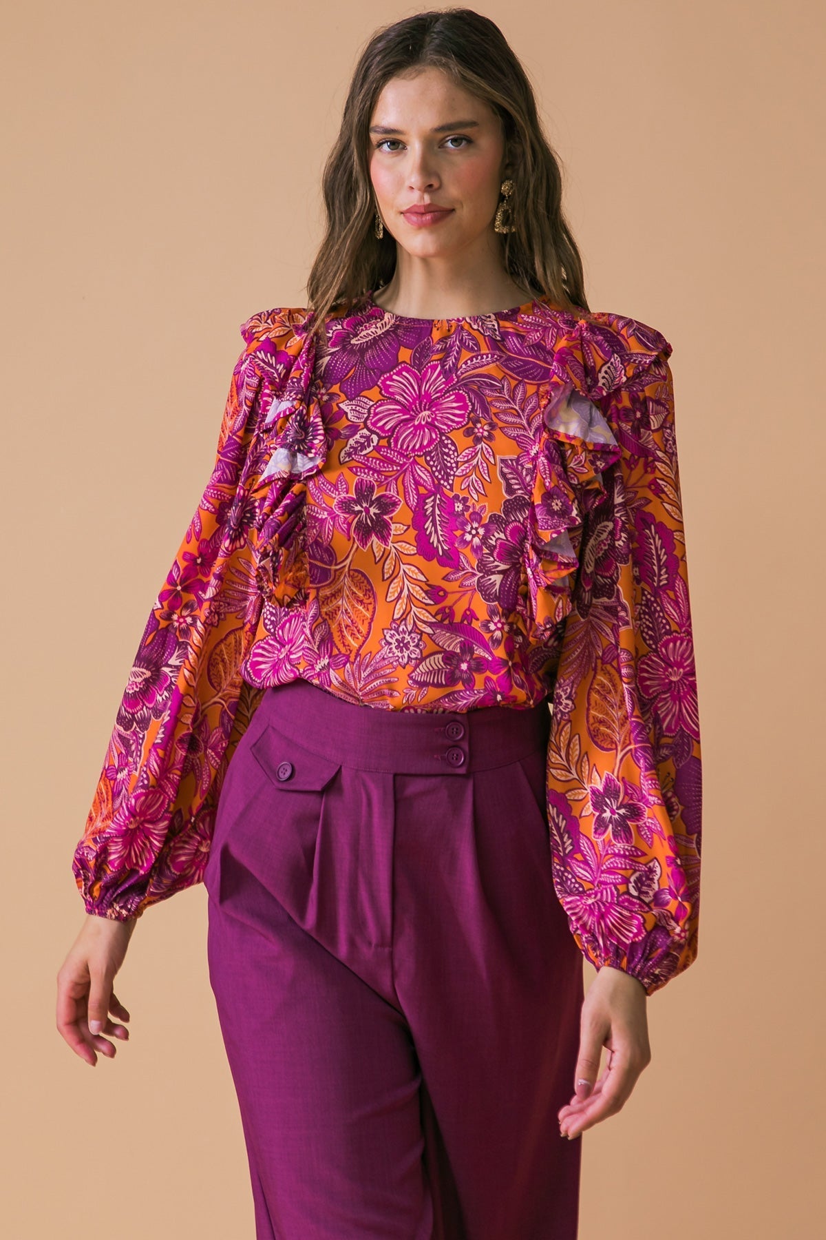 READY FOR WHAT'S NEXT WOVEN TOP Flying Tomato