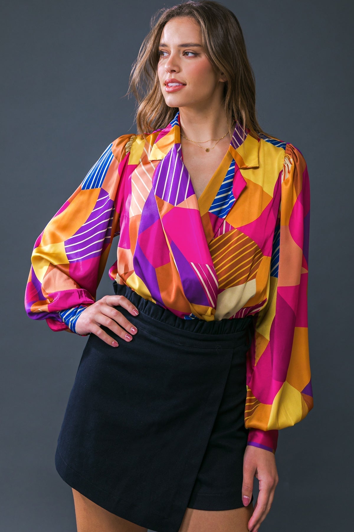 NEW IN TOWN WOVEN BODYSUIT Flying Tomato